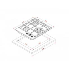 Варочная поверхность Eleyus RIO 45 BL CF Фото 7