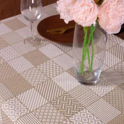 Скатерть MirSon Жаккард №301 Jacquard Olive 140x140 см Фото 1
