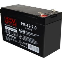 Батарея к ИБП Powercom 12В 7Ah Фото 1
