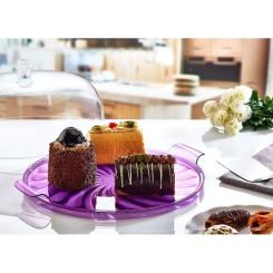 Тортовница Irak Plastik Kristal Зелена Фото 1