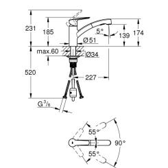 Смеситель Grohe QuickFix 303072431 Фото 4