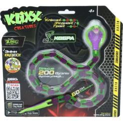 Фигурка Zing Klixx Creaturez - Fidget Кобра фиолетово-зеленая Фото 1