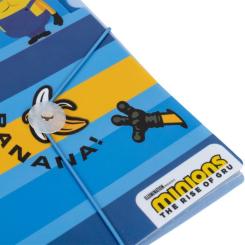 Папка на резинках Yes A4 с тремя разделителями Minions Фото 1
