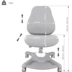 Детское кресло FunDesk Sorridi Grey Фото 3