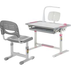 Парта со стулом FunDesk Littonia Pink Фото 2