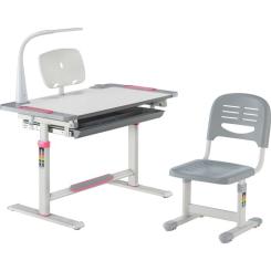 Парта со стулом FunDesk Littonia Pink Фото 3