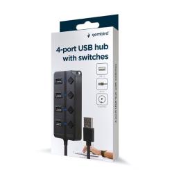 Концентратор Gembird USB 2.0 4 ports Фото 4