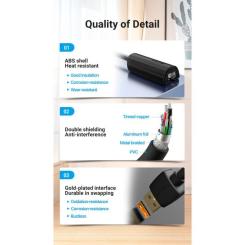 Переходник Vention USB 3.0 to Ethernet RJ45 1000Mb black Фото 8