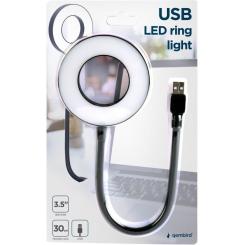 Лампа USB Gembird LED, ring 3.5 inch, 6W Фото 2
