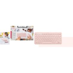 Клавиатура Logitech K380s Multi-Device Bluetooth UA Rose Фото 5