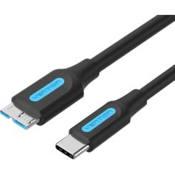 Дата кабель Vention USB-C to Micro BM 0.5m 2A Фото