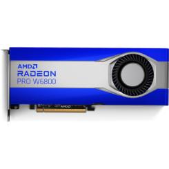 Видеокарта HP Radeon Pro W6800 32 GB GDDR6 6mDP Фото