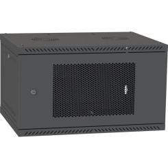 Шкаф настенный Ipcom 6U, 600*450, перфорированные дверцы, RAL9005 Фото