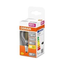 Лампочка Osram LED CLP40 4W/827 230V FIL E14 Фото 1