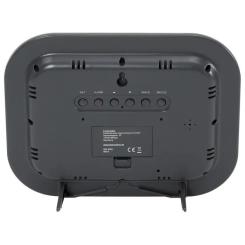 Настенные часы Technoline WS8005 Silver/Black Фото 1