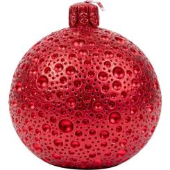 Свеча Novogod`ko Шар 9*9см, красный, парафин Фото