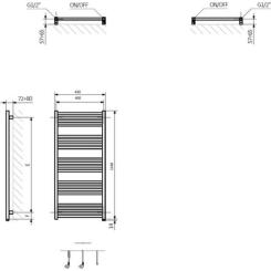 Полотенцесушитель Terma Fiona One 1140х430 Фото 2