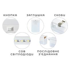 Светильник Delux PLF 11 LED 12W 4000K 900мм Фото 3