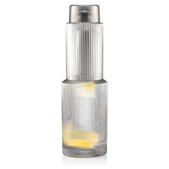 Графин Ardesto 800мл, боросилікатне скло, сірий Фото 2