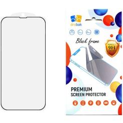 Стекло защитное Drobak Apple iPhone 15 Pro (Black) Фото