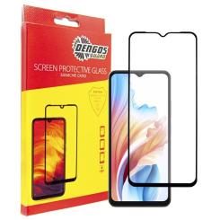 Стекло защитное Dengos Full Glue Oppo A38 (black) Фото