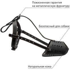 Намордник для собак Collar (доберман) чорний Фото 2