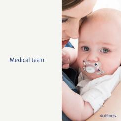 Пустышка Difrax Dental, світиться у темряві, 0-6 міс Фото 4