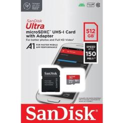 Карта памяти SanDisk 512GB microSDXC class 10 UHS-I Ultra Фото 2