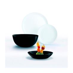 Столовый сервиз Luminarc Diwali ЧорнеБіле 19 предметів Фото 8