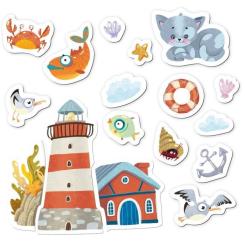 Обучающий набор DoDo Магнітна гра Котик-морячок Фото 2