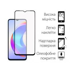 Стекло защитное Dengos HONOR X6a (black) Фото 1