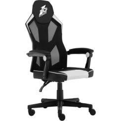 Кресло игровое 1stPlayer P01 Black-White Фото 1
