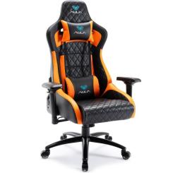 Кресло игровое Aula F1031 Gaming Chair Black/Orange Фото 1