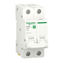 Автоматический выключатель Schneider Electric RESI9 6kA 2P 20A C Фото