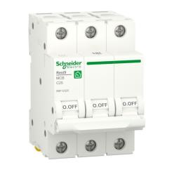 Автоматический выключатель Schneider Electric RESI9 6kA 3P 25A C Фото