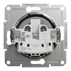 Розетка Schneider Electric ASFORA без заземлення антрацит Фото 7