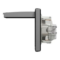 Розетка Schneider Electric ASFORA IP44, антрацит Фото 3