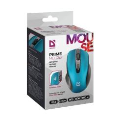 Мышка Defender Prime MB-053 Silent Wireless Turquoise Фото 2