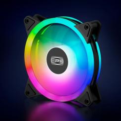 Кулер для корпуса PcCooler F3 T120 ARGB Black Фото 3