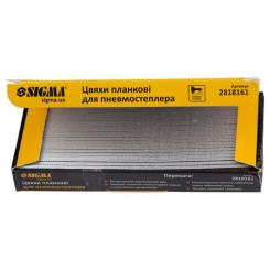 Гвозди Sigma планочные 16x1.25x1мм для пневмостеплера 5000шт Фото 1