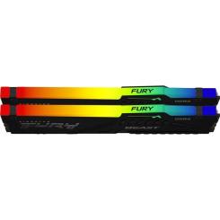 Модуль памяти для компьютера Kingston Fury (ex.HyperX) DDR5 16GB (2x8GB) 5600 MHz FURY Beast RGB Фото 3