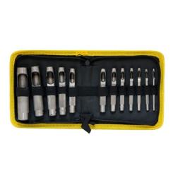 Пробойник Sigma 12шт 3-10, 12, 14, 16, 19мм (чехол) Фото 1