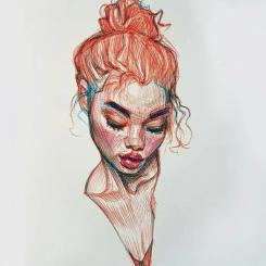 Лайнер Sakura Pigma Micron (0.1) 0,25 мм Оранжевый Фото 7