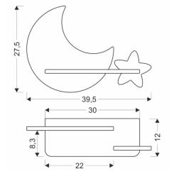 Светильник Candellux MOON Фото 1
