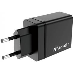 Зарядное устройство Verbatim USB 30W PD3.0 4-ports black Фото 1