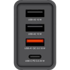 Зарядное устройство Verbatim USB 30W PD3.0 4-ports black Фото 2