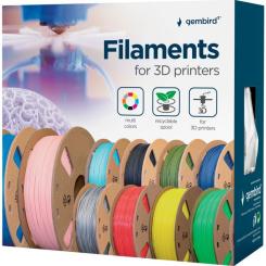 Пластик для 3D-принтера Gembird ABS, 1.75 мм, 1kg, transparent Фото 2