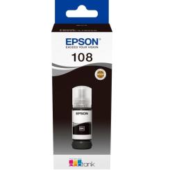 Контейнер с чернилами Epson 108 EcoTank L8050/L18050 black Фото 1