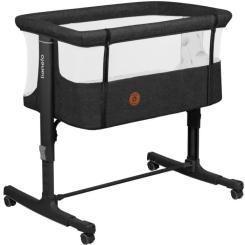 Кроватка Lionelo приставне Aurora Grey Graphit Фото