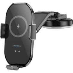 Универсальный автодержатель BOROFONE BH206, Black, Box Фото 2